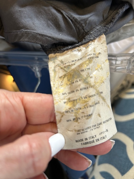 Prada cropped trousers. Ombre dipped gray gradient to a lighter waistband. 42 sz - Picture 7 of 8